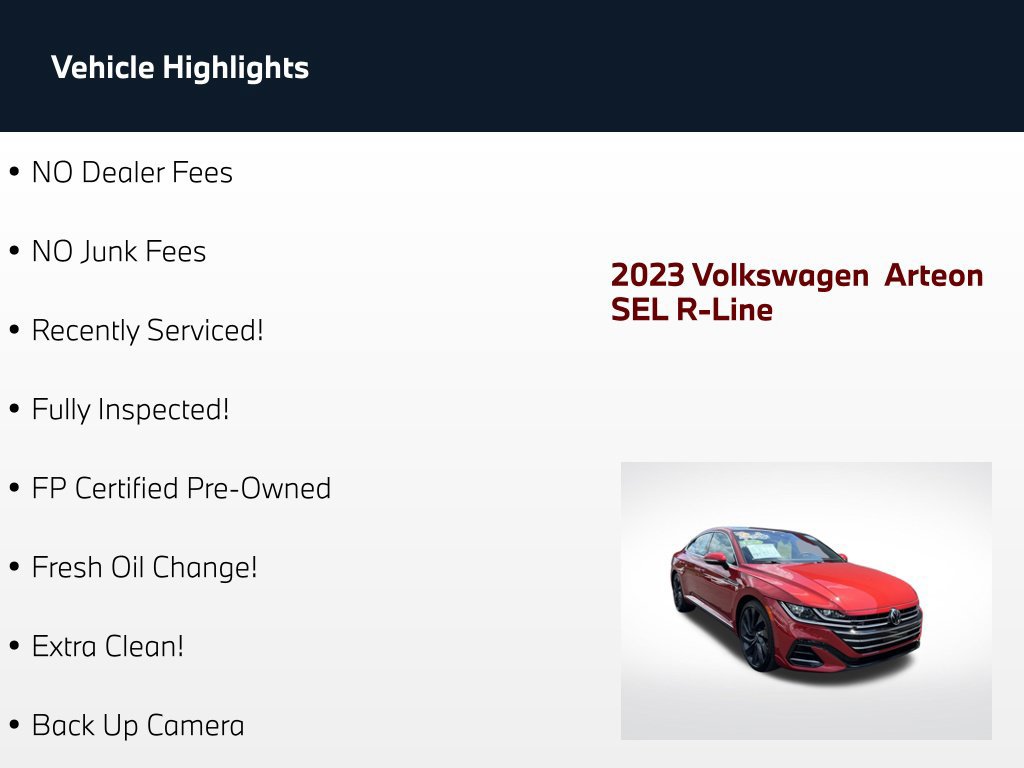 Used 2023 Volkswagen Arteon SEL AWD/4WD image 68