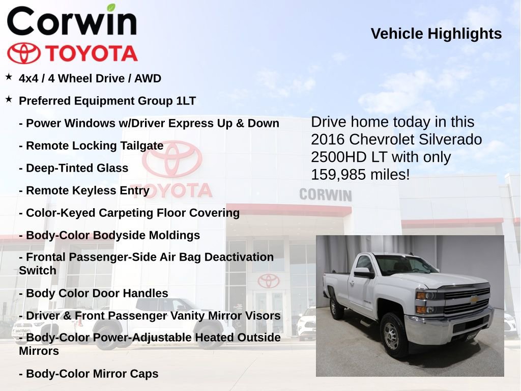 Used 2016 Chevrolet Silverado 2500 LT image 7