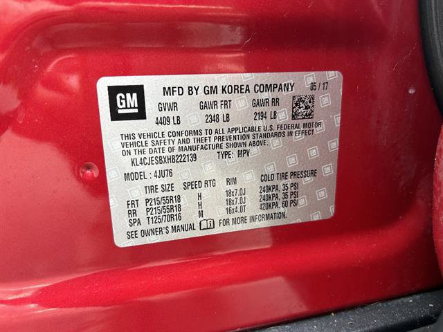 Certified 2017 Buick Encore Preferred image 37