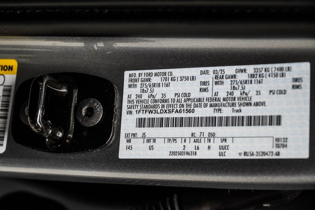 Used 2025 Ford F150 XLT w/ Equipment Group 301A Standard AWD/4WD image 37