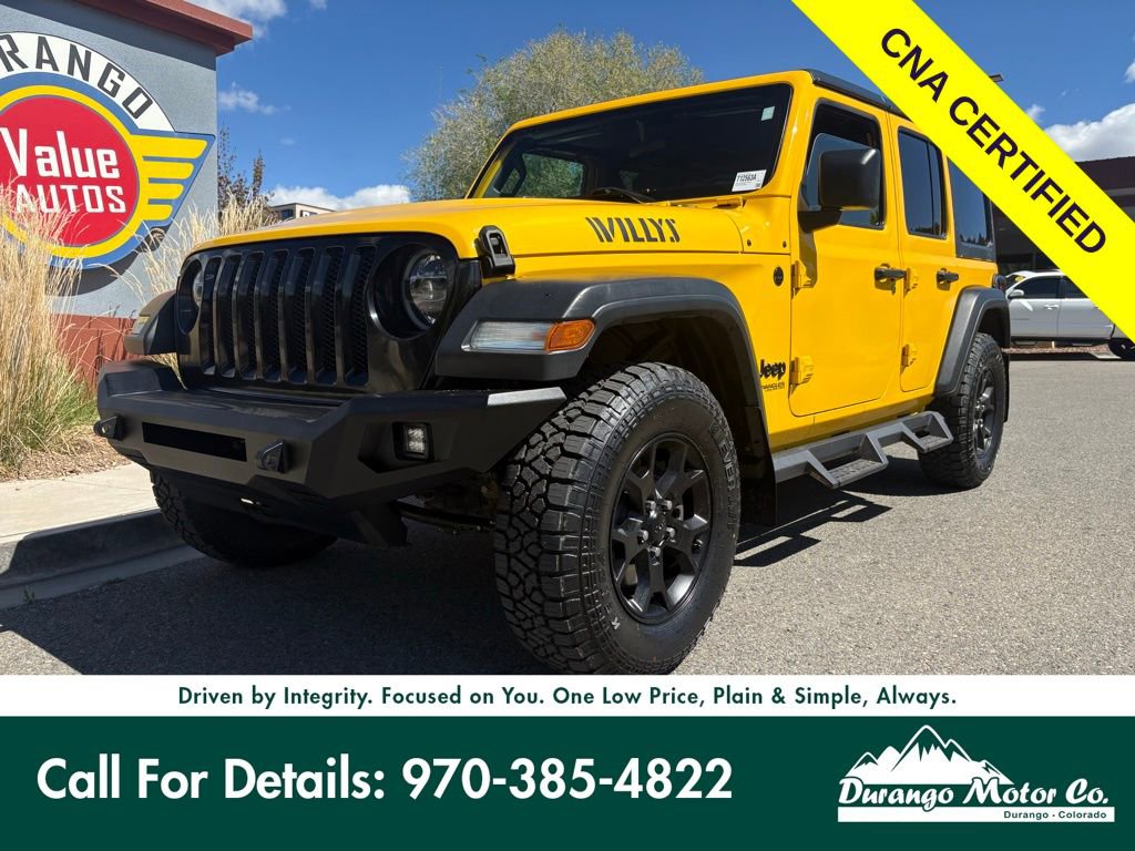 Used 2020 Jeep Wrangler Unlimited Sport image 1