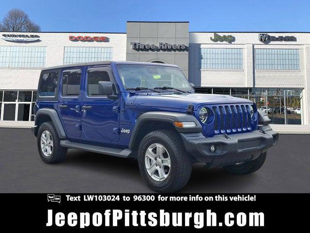 Certified 2020 Jeep Wrangler Unlimited Sport S image 1