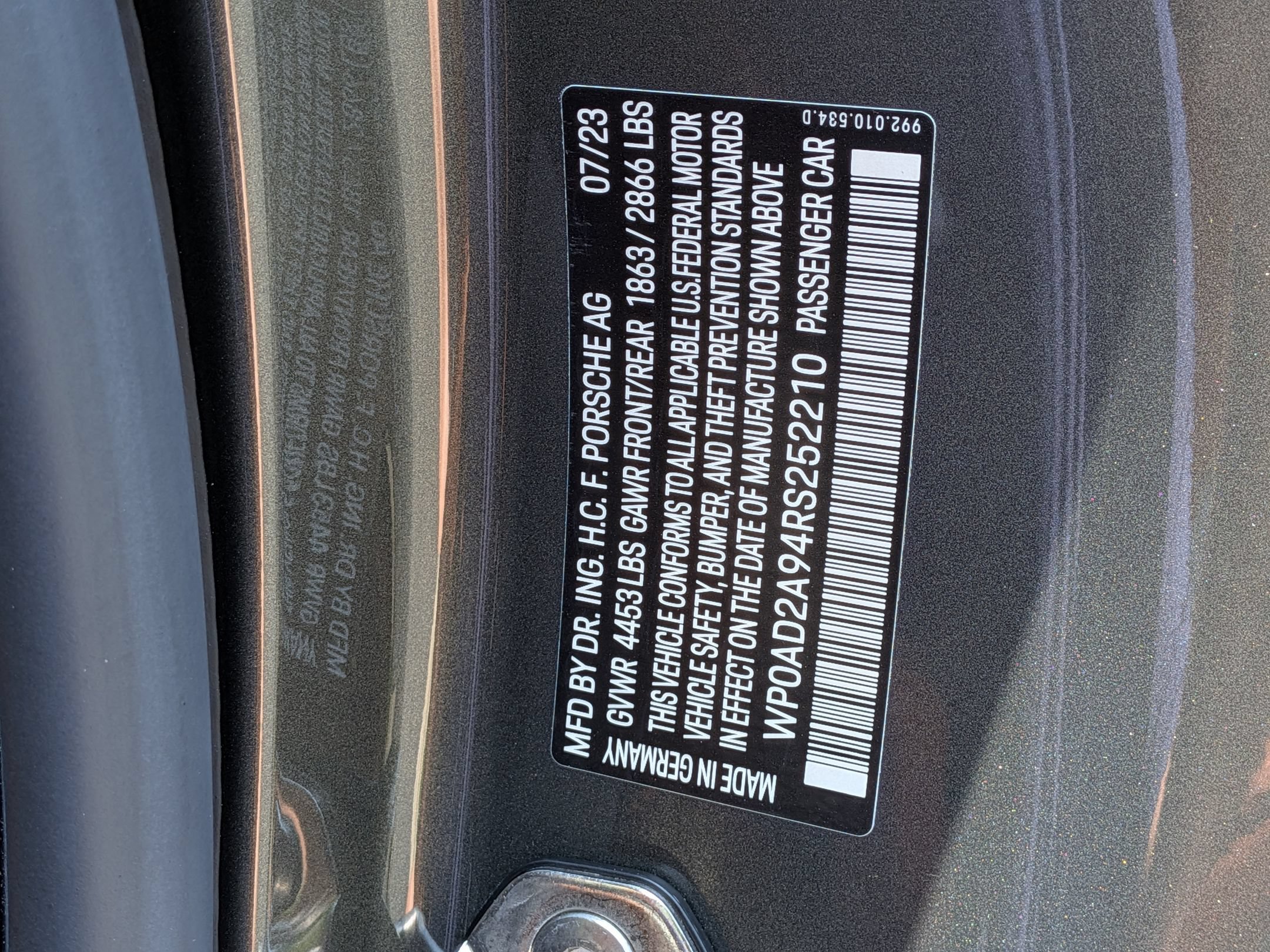 Certified 2024 Porsche 911 Turbo S AWD/4WD image 32