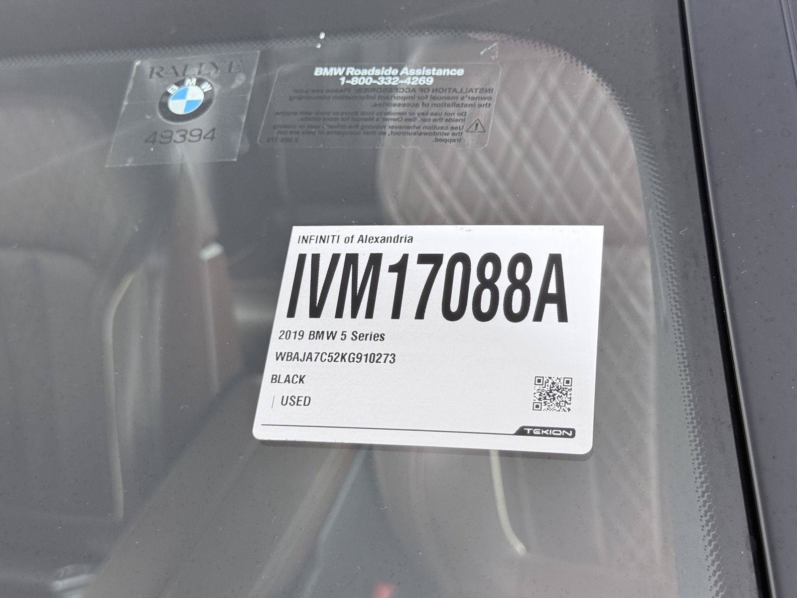 Used 2019 BMW 530i xDrive w/ Convenience Package AWD/4WD image 29