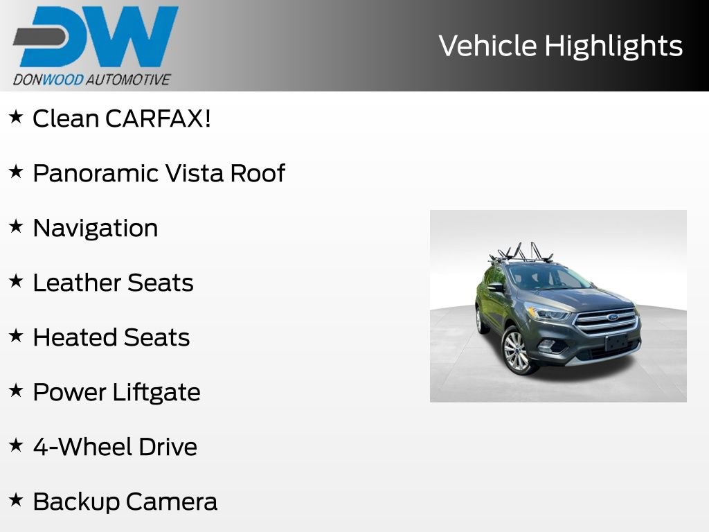 Used 2017 Ford Escape Titanium w/ Canadian Touring Package AWD/4WD image 3