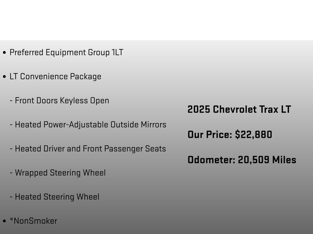 Used 2025 Chevrolet Trax LT w/ LT Convenience Package FWD image 6
