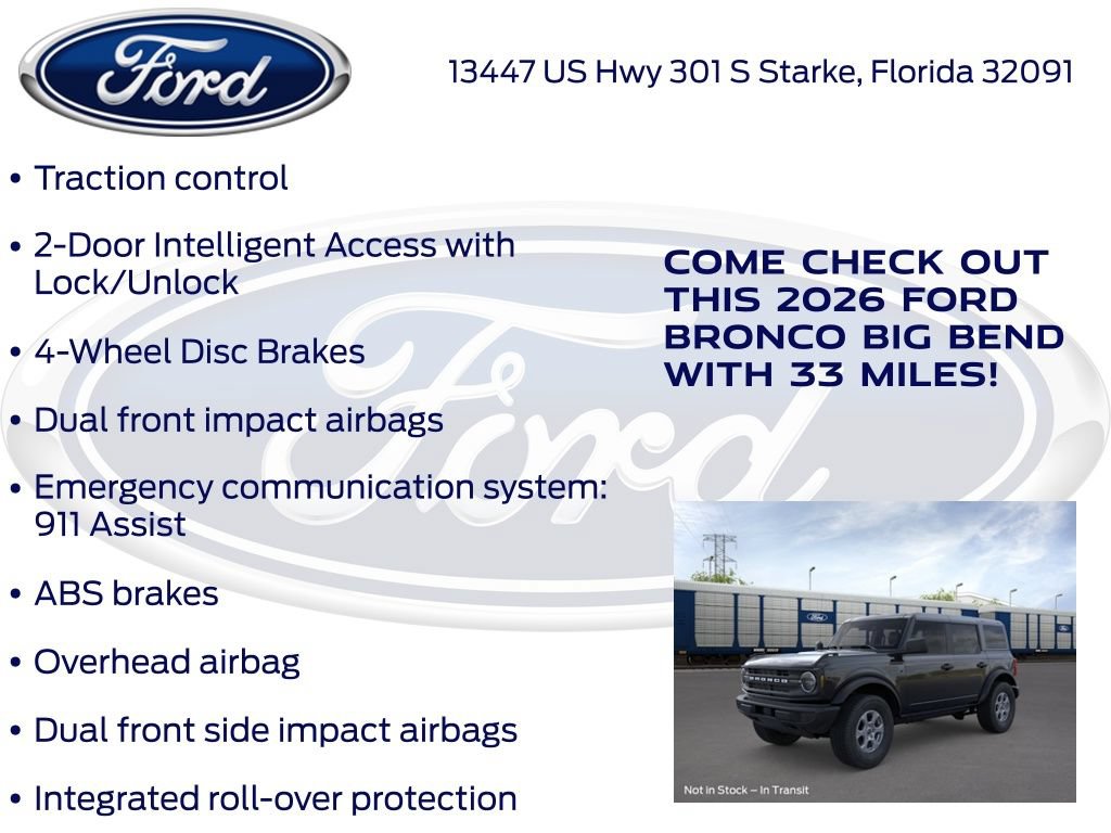 New 2026 Ford Bronco Big Bend AWD/4WD image 30