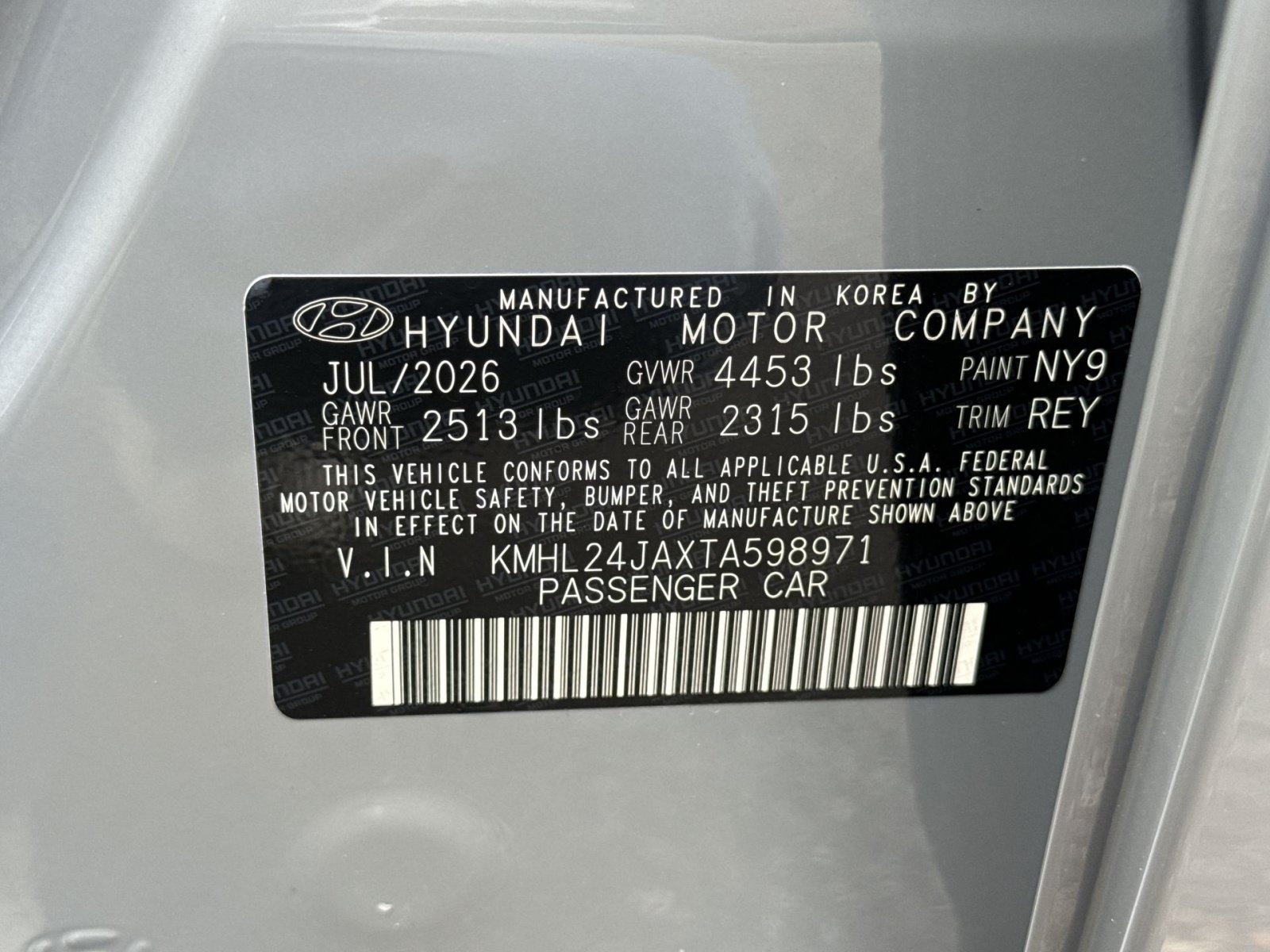 New 2026 Hyundai Sonata SE FWD image 28