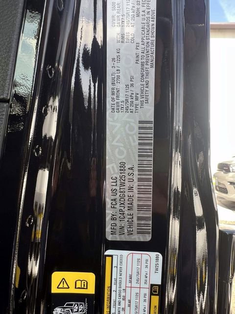 New 2026 Jeep Wrangler Unlimited Sport AWD/4WD image 9
