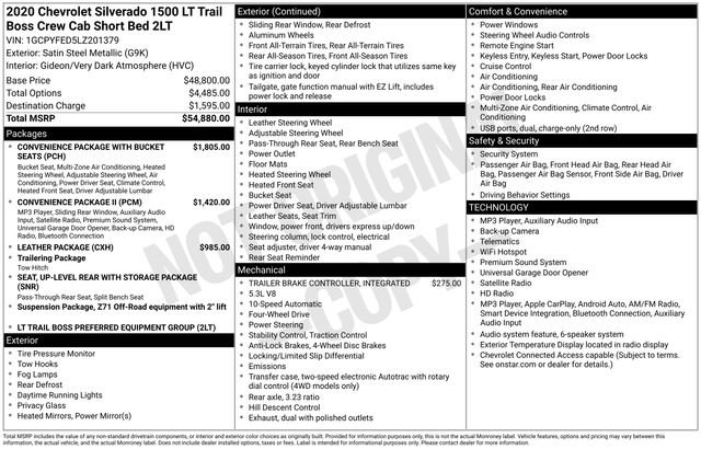 Used 2020 Chevrolet Silverado 1500 LT Trail Boss AWD/4WD image 5