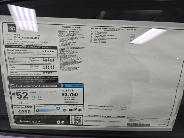 New 2026 Toyota Prius XLE FWD image 7