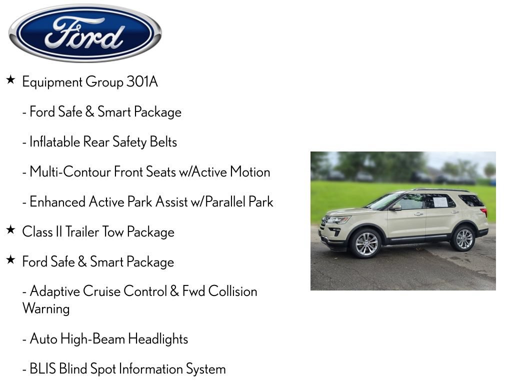 Used 2018 Ford Explorer Limited w/ Equipment Group 301A AWD/4WD image 4