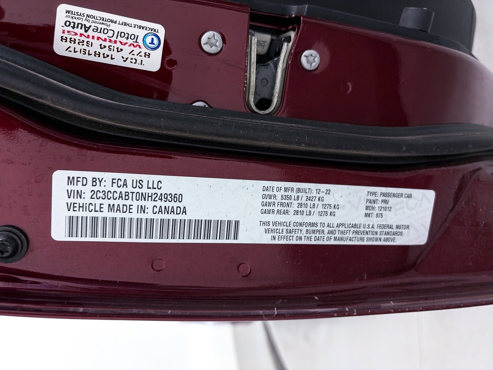 Used 2022 Chrysler 300 S w/ Safetytec Plus Group image 36