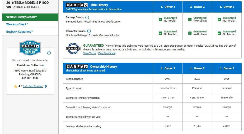 Used 2016 Tesla Model S Performance image 14