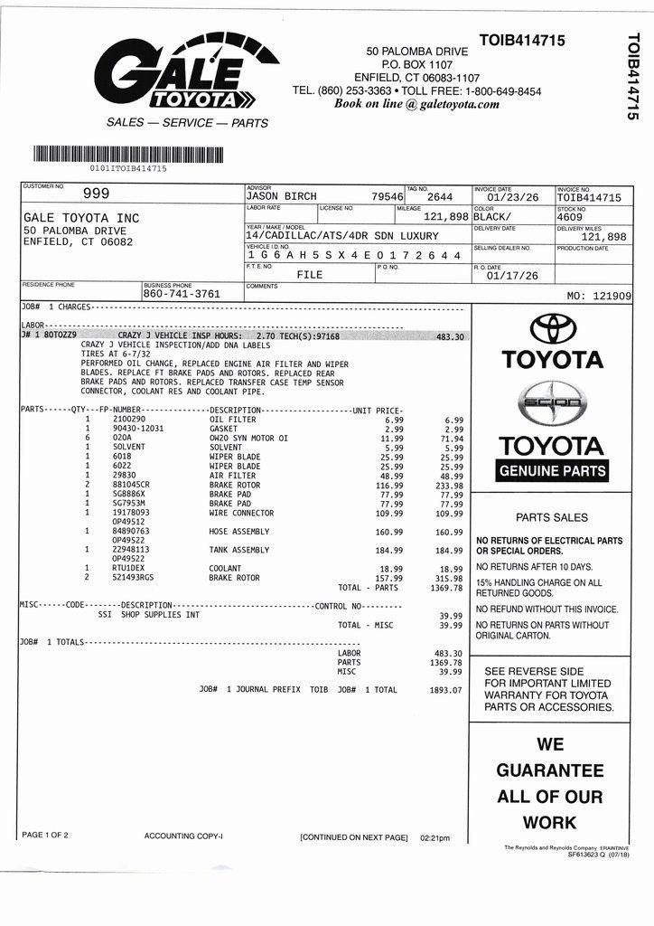 Used 2014 Cadillac ATS Luxury w/ Driver Awareness Package image 10