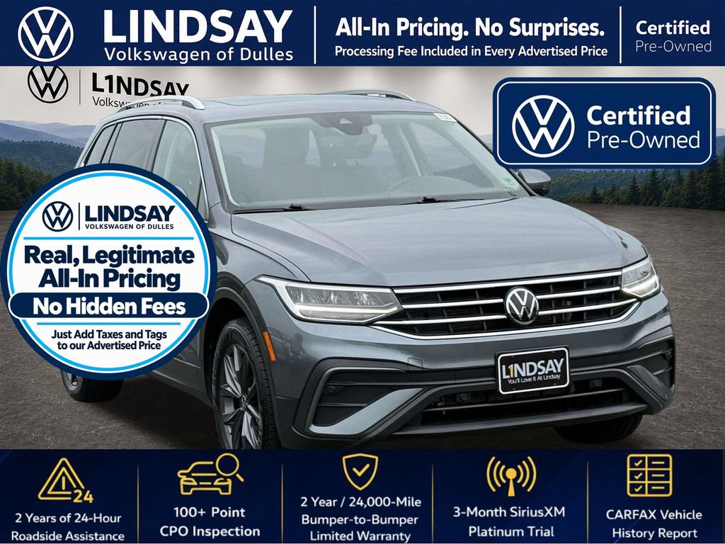 Certified 2022 Volkswagen Tiguan SE