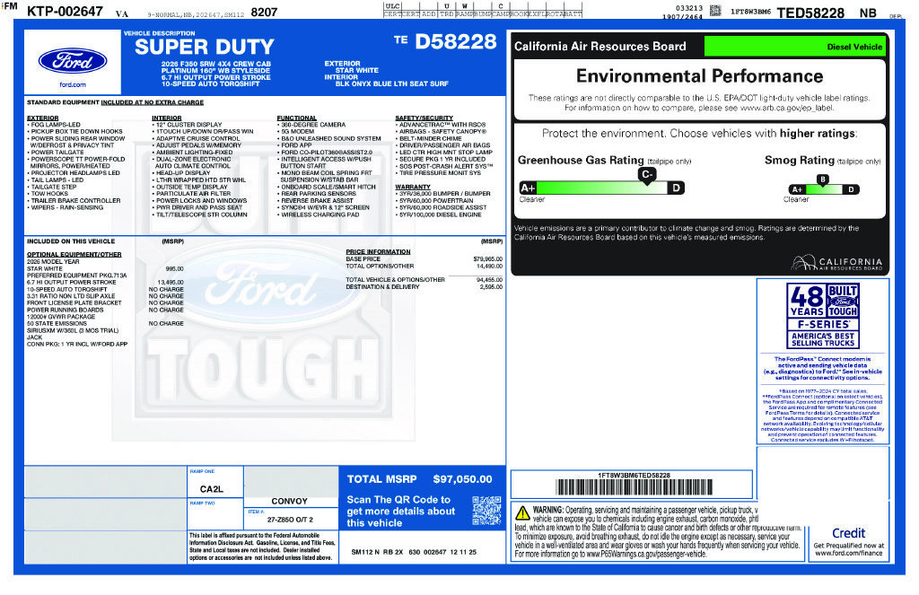 New 2026 Ford F350 Platinum AWD/4WD image 7