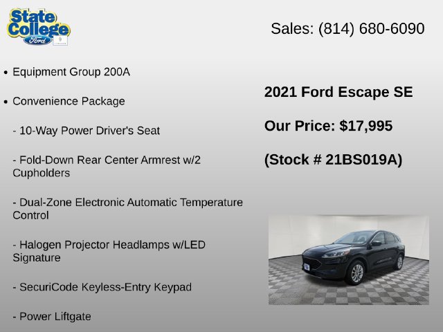 Used 2021 Ford Escape SE w/ Convenience Package AWD/4WD image 6