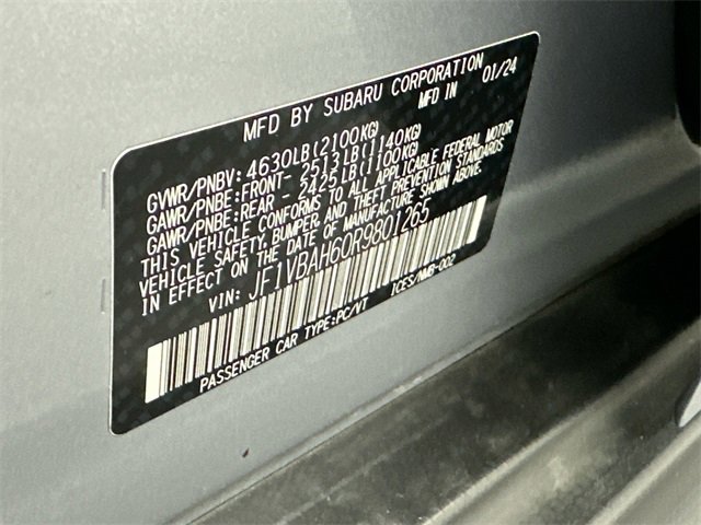 Used 2024 Subaru WRX Premium image 35