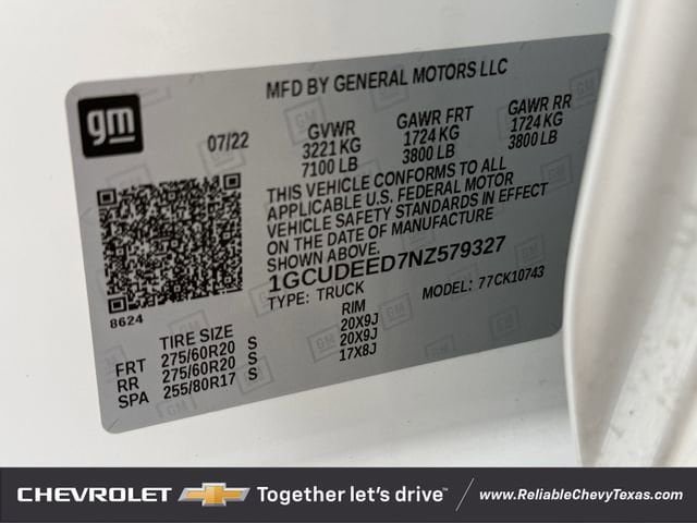 Certified 2022 Chevrolet Silverado 1500 RST w/ All Star Edition Plus image 38