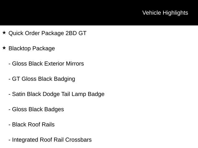 New 2025 Dodge Durango GT w/ Blacktop Package