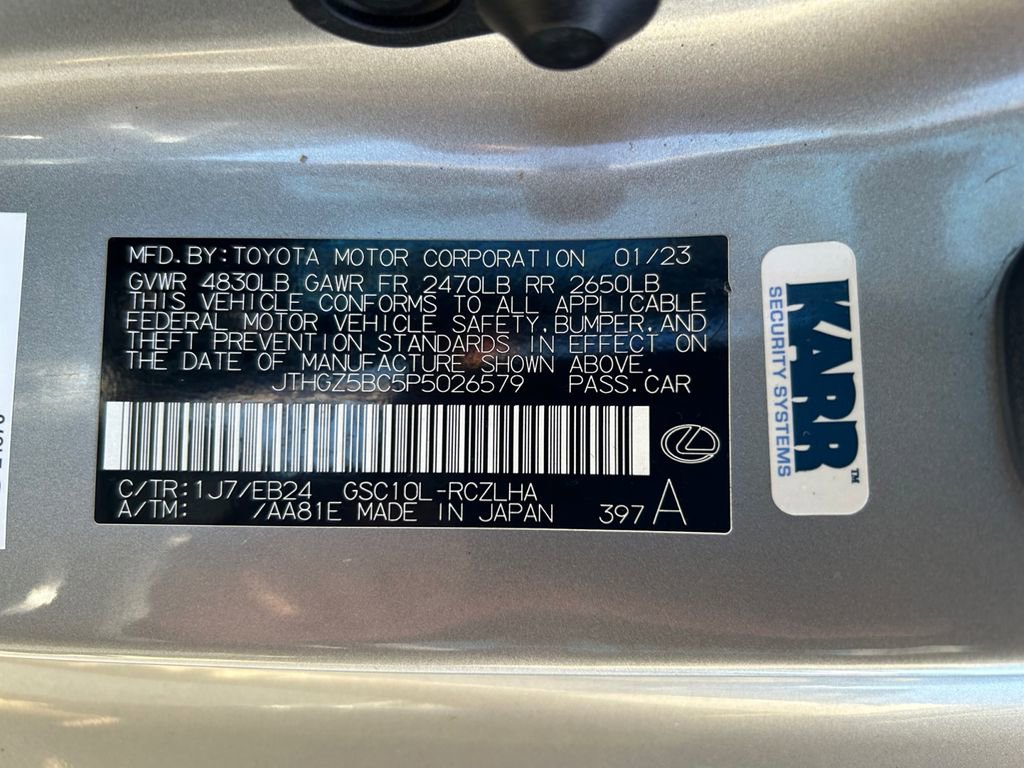 Used 2023 Lexus RC 350 F Sport image 35