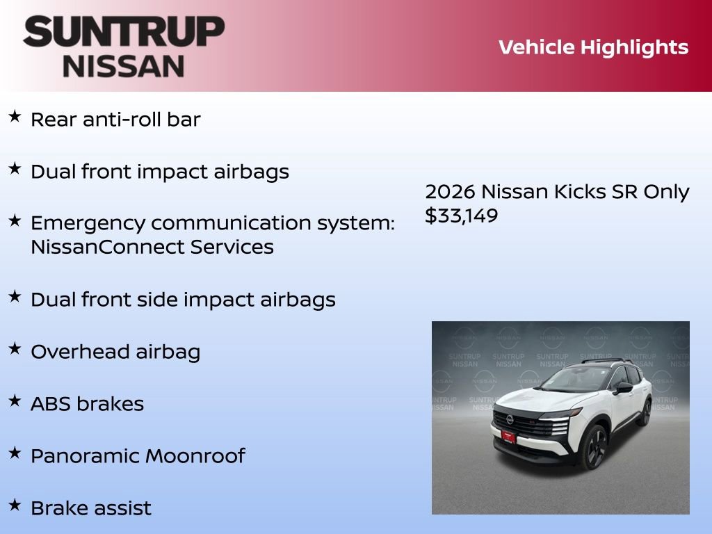 New 2026 Nissan Kicks SR w/ SR Premium Package image 23