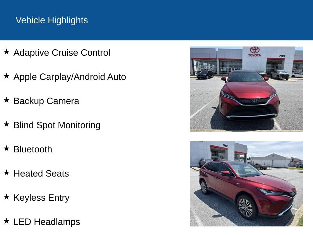 Used 2021 Toyota Venza Limited w/ Advanced Technology Package AWD/4WD image 2