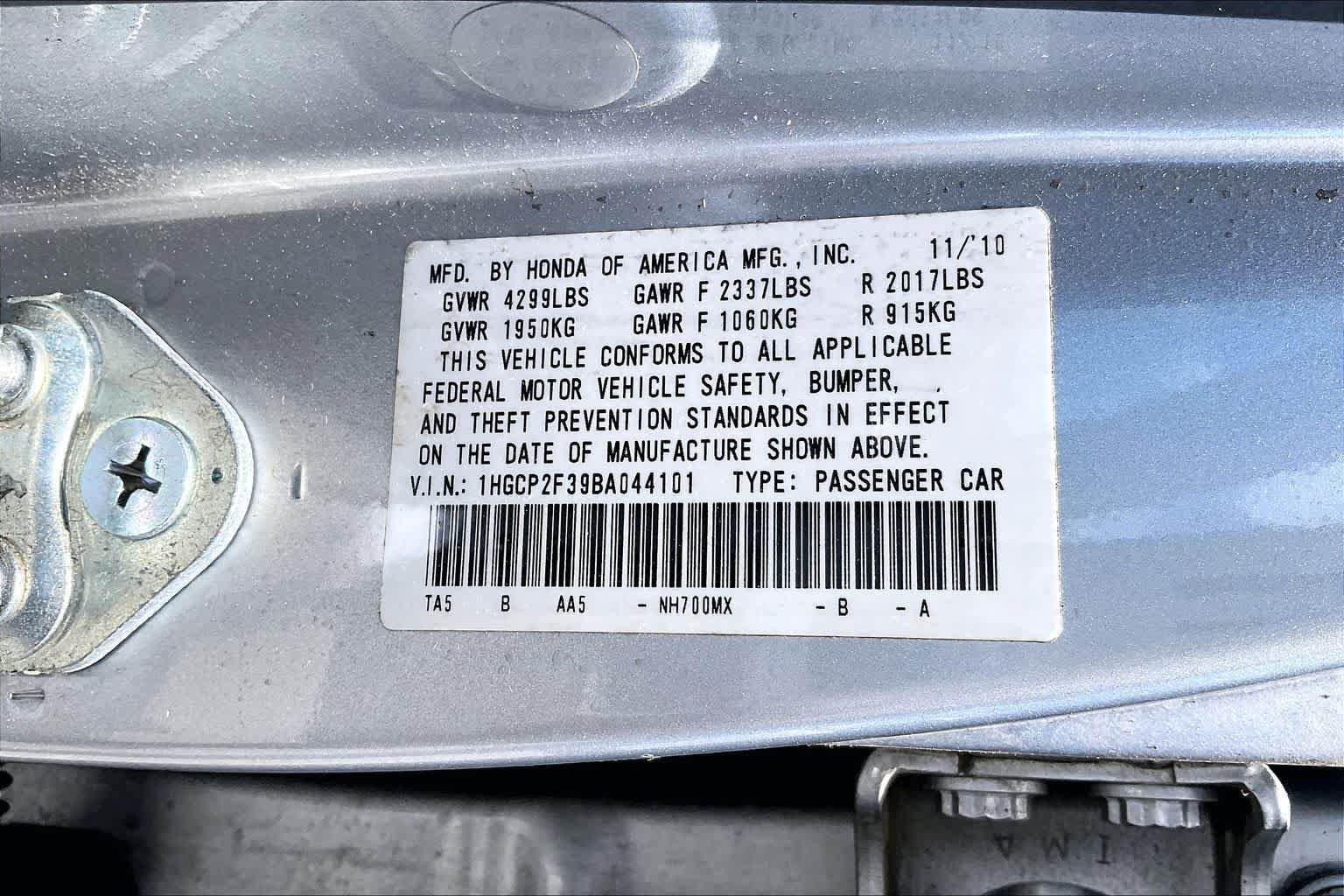Used 2011 Honda Accord LX image 20