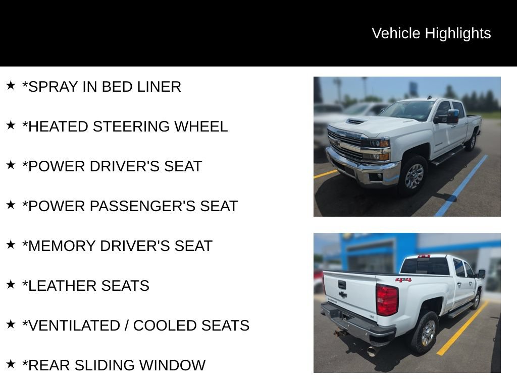 Used 2019 Chevrolet Silverado 2500 LTZ w/ Duramax Plus Package AWD/4WD image 11