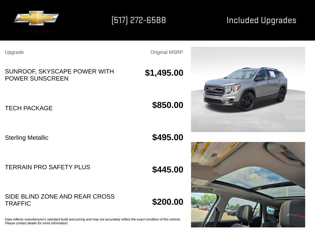 Certified 2023 GMC Terrain AT4 w/ Tech Package AWD/4WD image 15