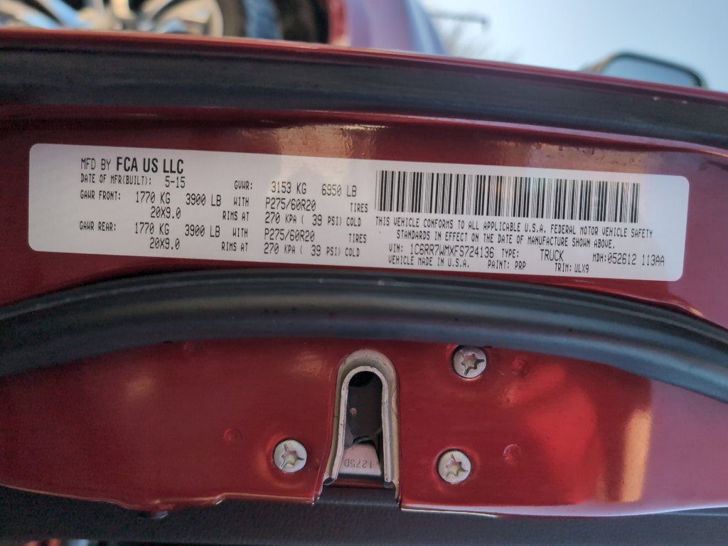 Used 2015 RAM 1500 Limited image 32