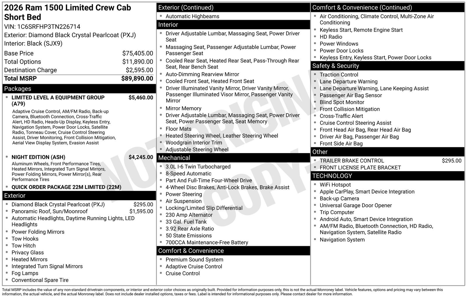 New 2026 RAM 1500 Limited image 29