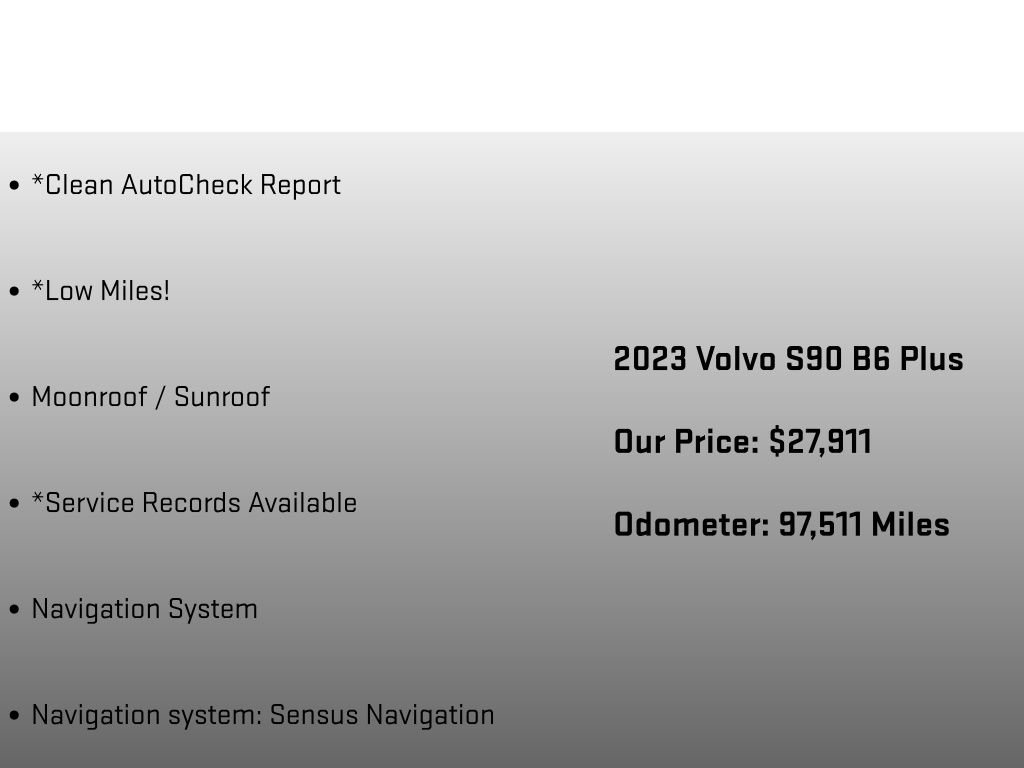 Used 2023 Volvo S90 B6 Plus AWD/4WD image 12