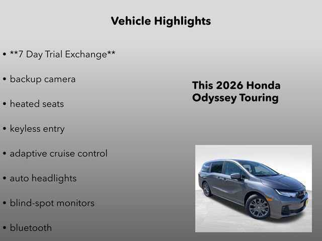 New 2026 Honda Odyssey Touring image 5