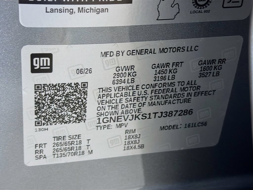 New 2026 Chevrolet Traverse Z71 w/ Enhanced Driving Package AWD/4WD image 29