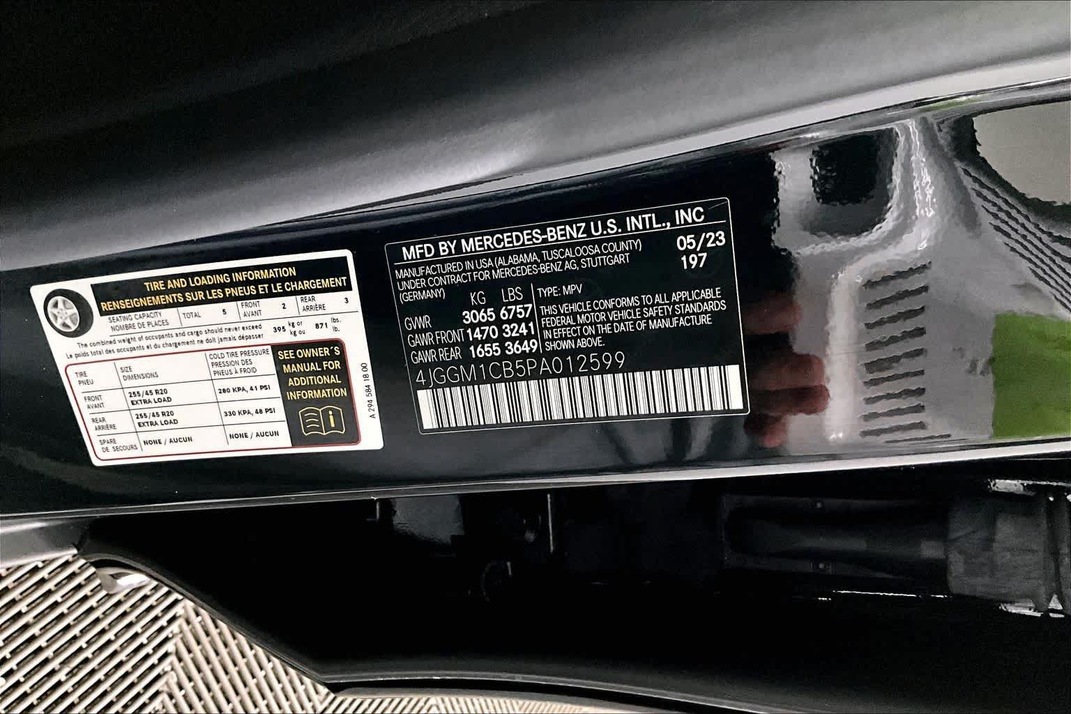 Certified 2023 Mercedes-Benz EQE 350+ 4MATIC SUV image 30