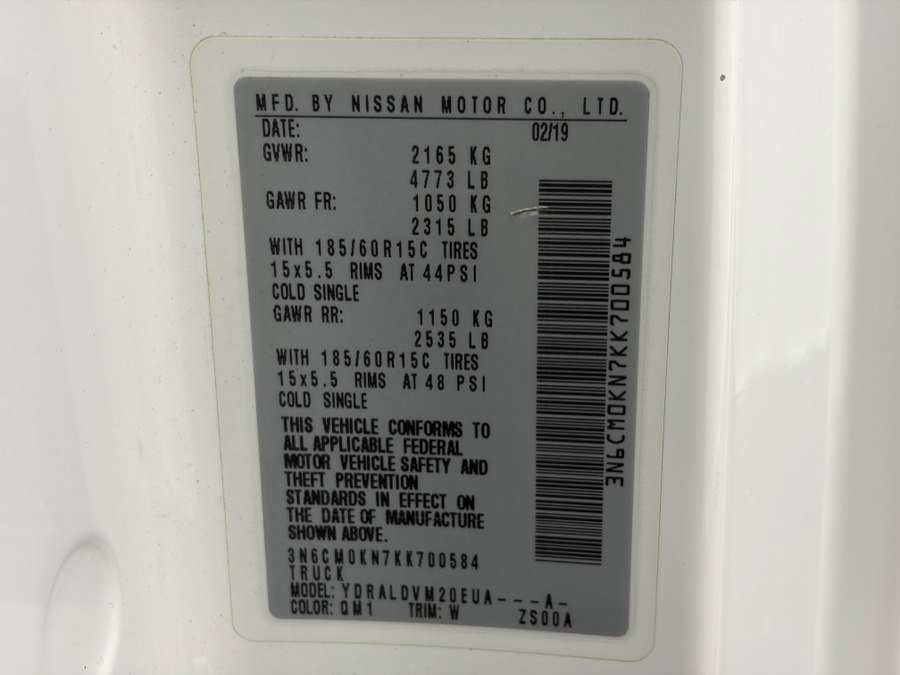 Used 2019 Nissan NV200 S FWD image 38