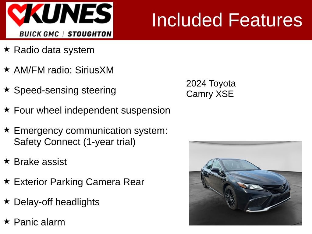 Used 2024 Toyota Camry XSE FWD image 3