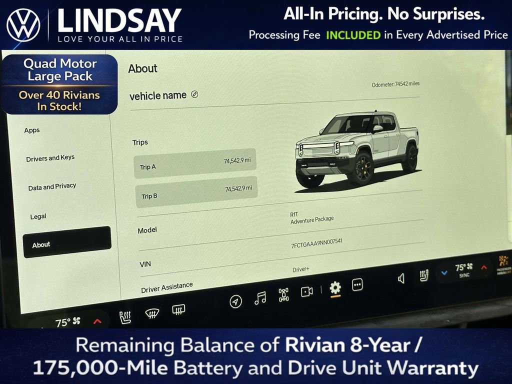 Used 2022 Rivian R1T Adventure image 22