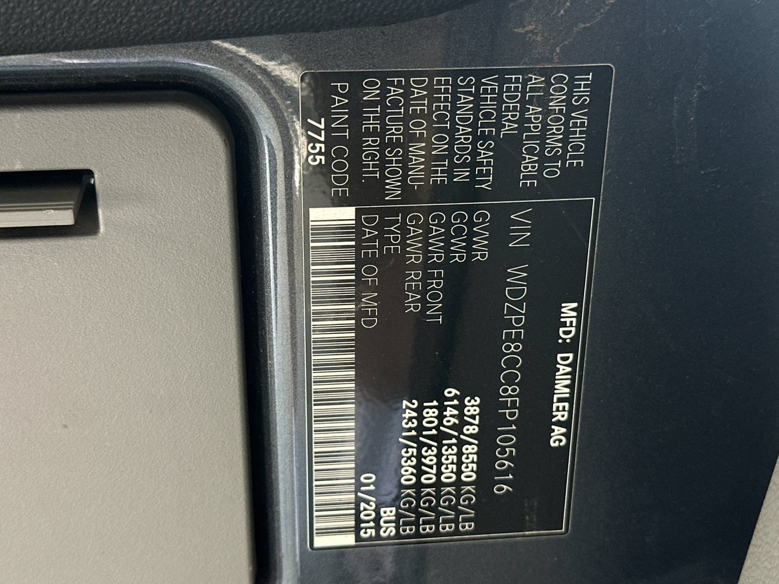 Used 2015 Mercedes-Benz Sprinter 2500 image 27