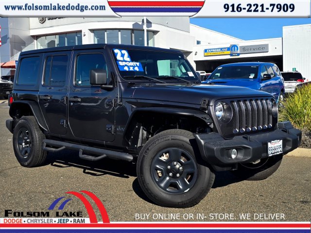 Certified 2022 Jeep Wrangler Unlimited Sport