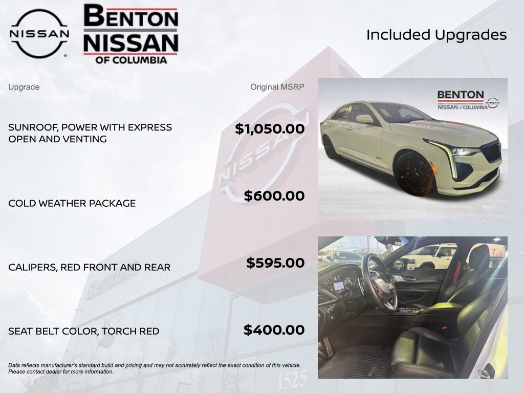 Used 2022 Cadillac CT4 V w/ Cold Weather Package image 6