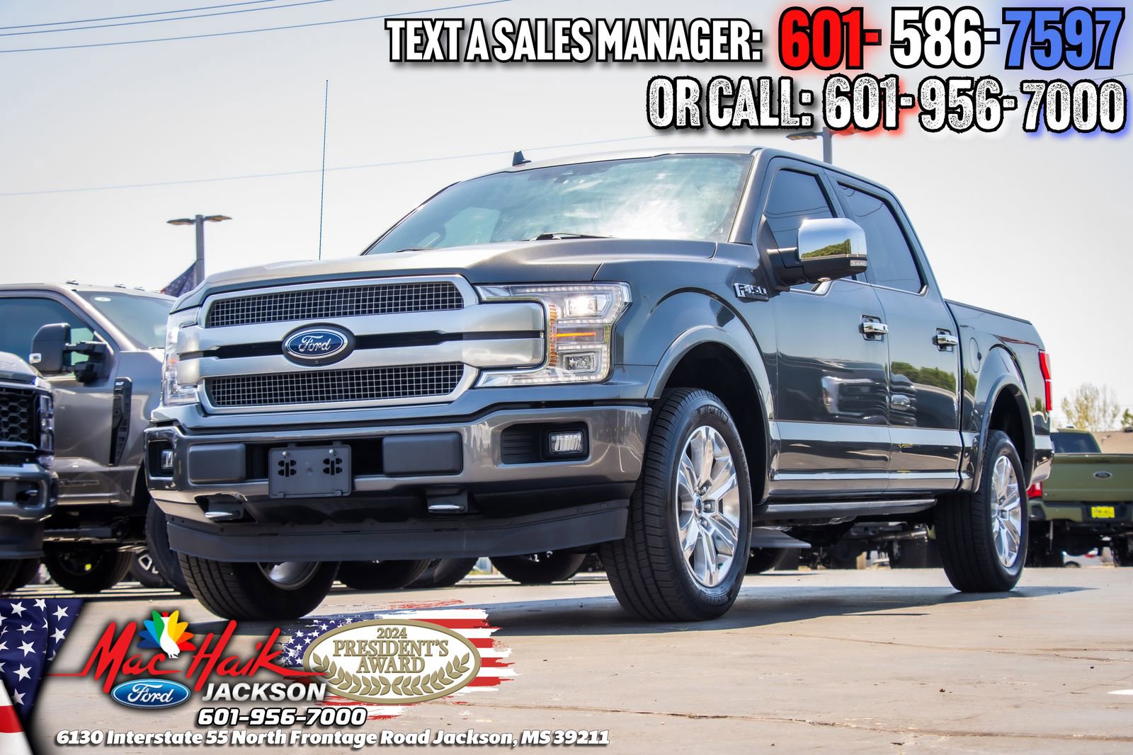 Certified 2020 Ford F150 Platinum w/ Equipment Group 701A Luxury AWD/4WD image 4