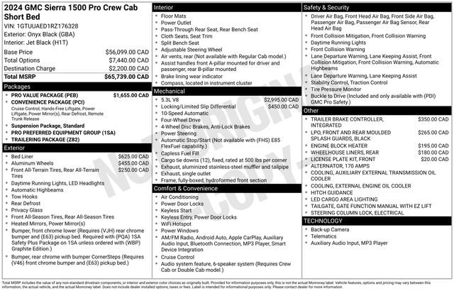 Used 2024 GMC Sierra 1500 Pro w/ Pro Value Package image 20