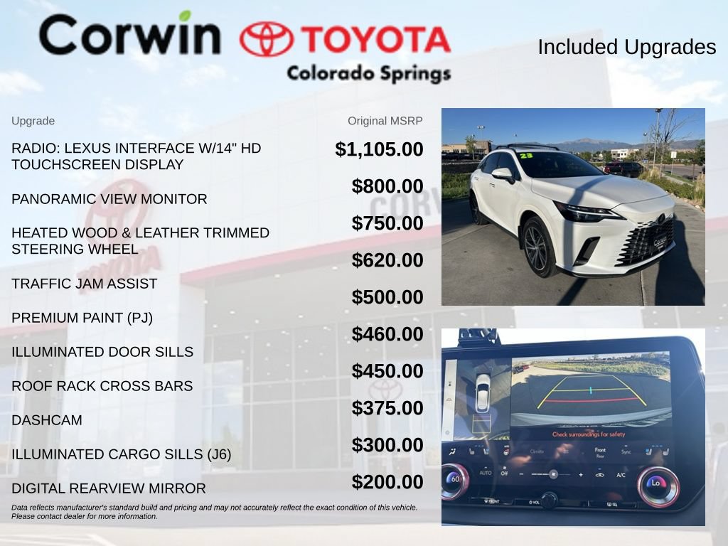 Used 2023 Lexus RX 350h w/ Cold Area Package AWD/4WD image 4