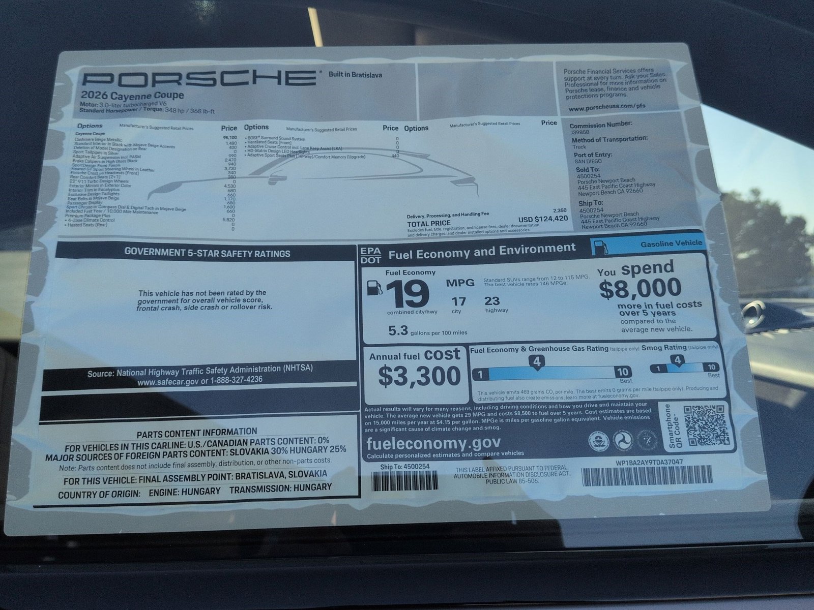 New 2026 Porsche Cayenne Coupe AWD/4WD image 18