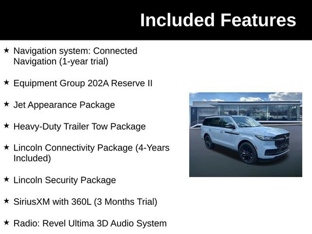 New 2026 Lincoln Navigator Reserve w/ Jet Appearance Package AWD/4WD image 6