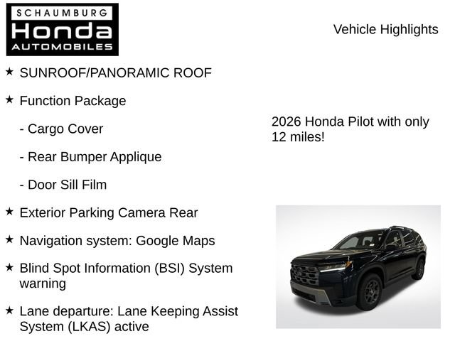 New 2026 Honda Pilot TrailSport image 7