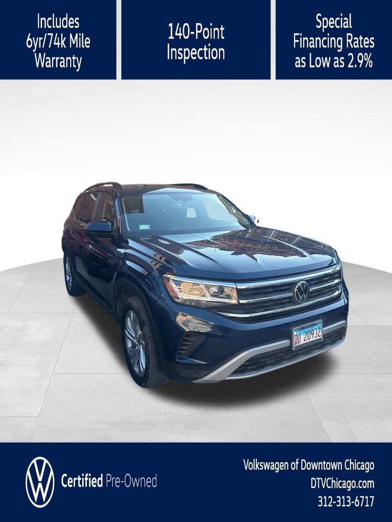 Used 2023 Volkswagen Atlas SE w/ Panoramic Sunroof Package